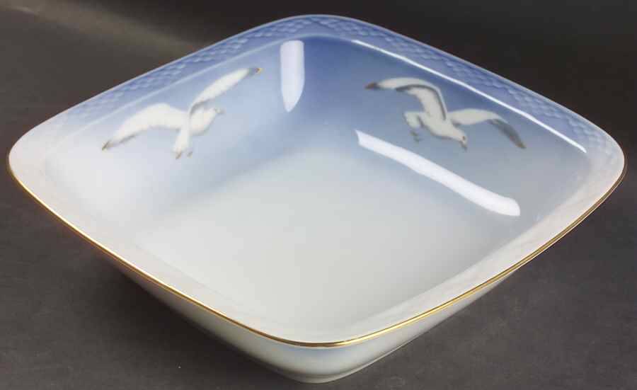 Seagull 8" Square Vegetable Bowl by Bing & Grondahl-1