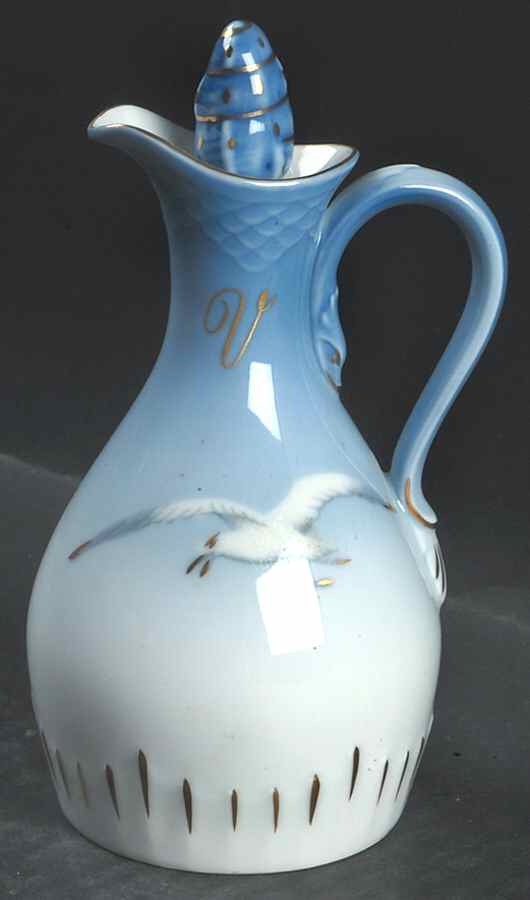 Seagull Vinegar Cruet with Stopper by Bing & Grondahl-1