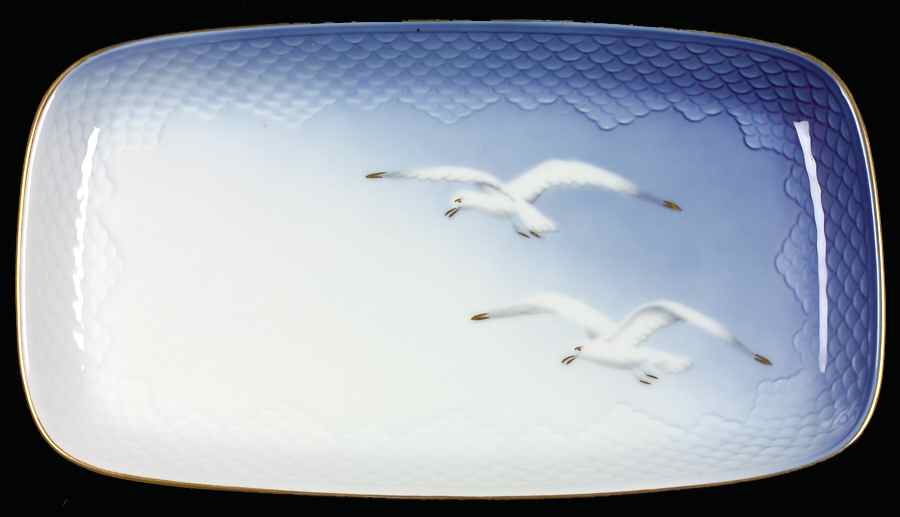 Seagull Large Sandwich Tray by Bing & Grondahl-1