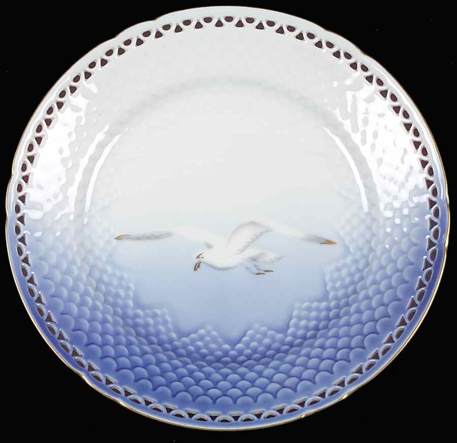 Seagull Pierced Edge Salad Plate by Bing & Grondahl-1