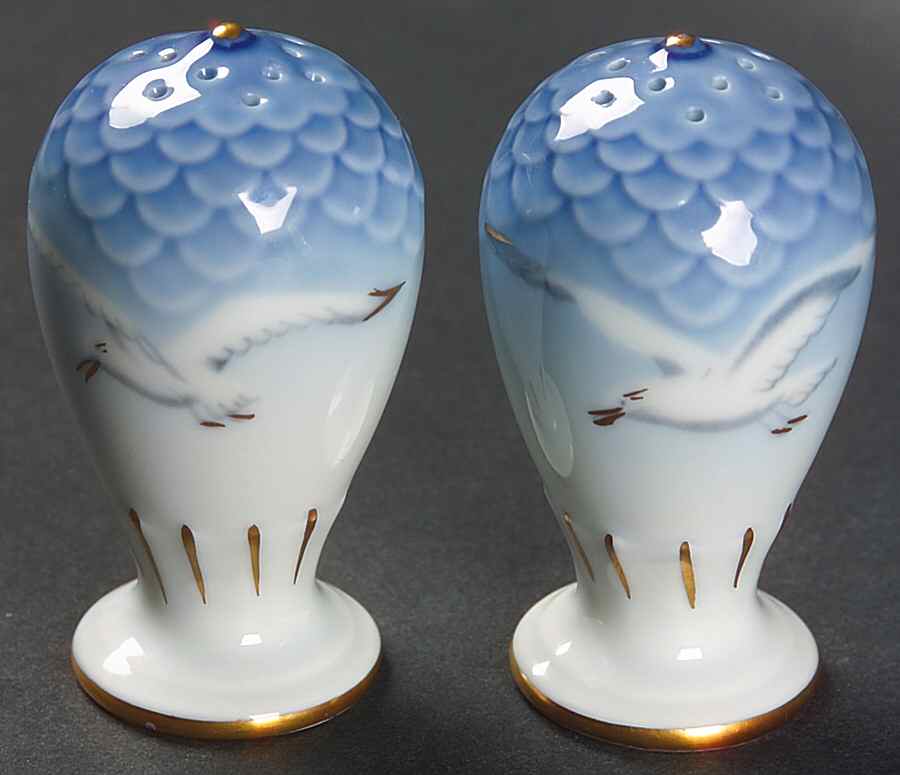 Seagull Salt & Pepper Set by Bing & Grondahl-1