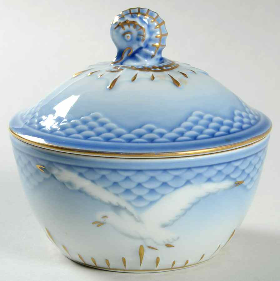 Seagull Mini Sugar Bowl & Lid by Bing & Grondahl-1