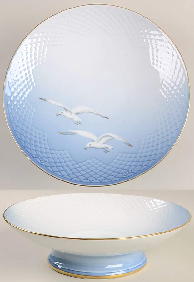 Seagull Round Compote (Height X Width) by Bing & Grondahl-1