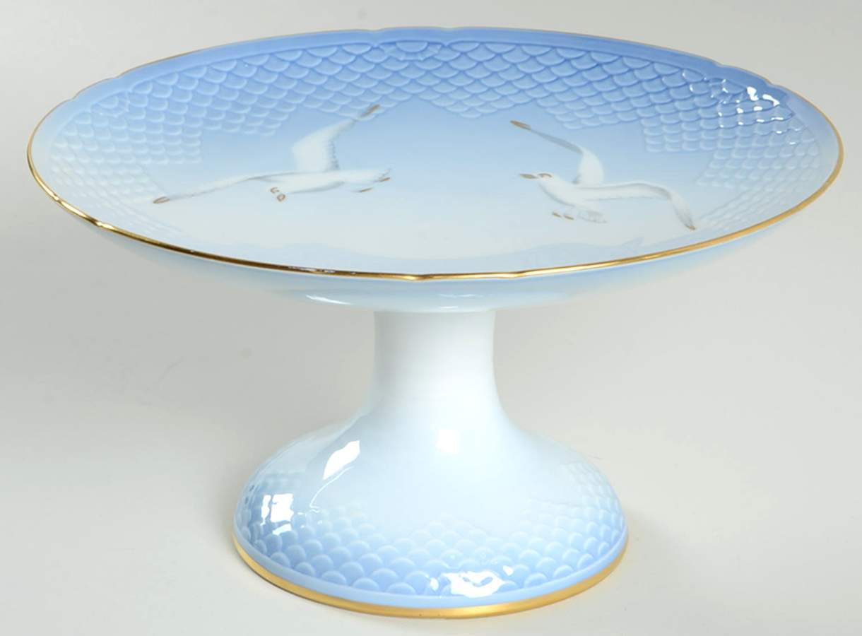 Seagull Round Compote (Height X Width) by Bing & Grondahl-1