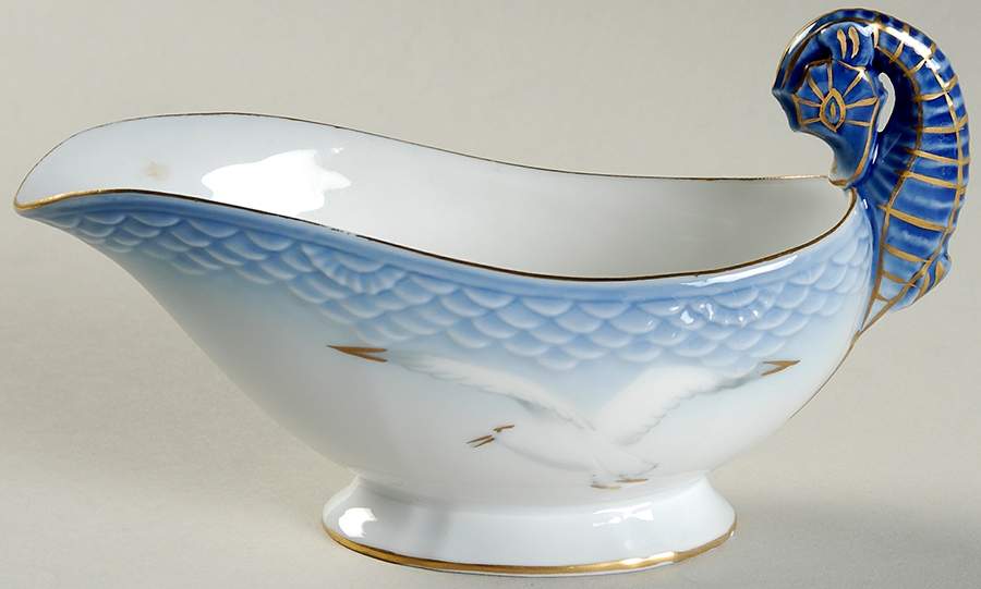 Seagull Individual Gravy Boat by Bing & Grondahl-1