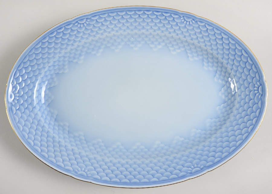 Sea Shell 13" Oval Serving Platter by Bing & Grondahl-1