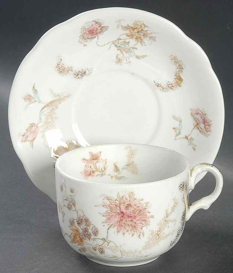 W166 Flat Cup & Saucer Set by Bishop & Stonier-1