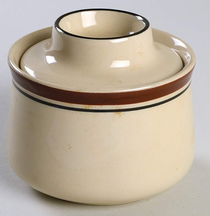 Cirque Brown Sugar Bowl & Lid by Brick Oven-1