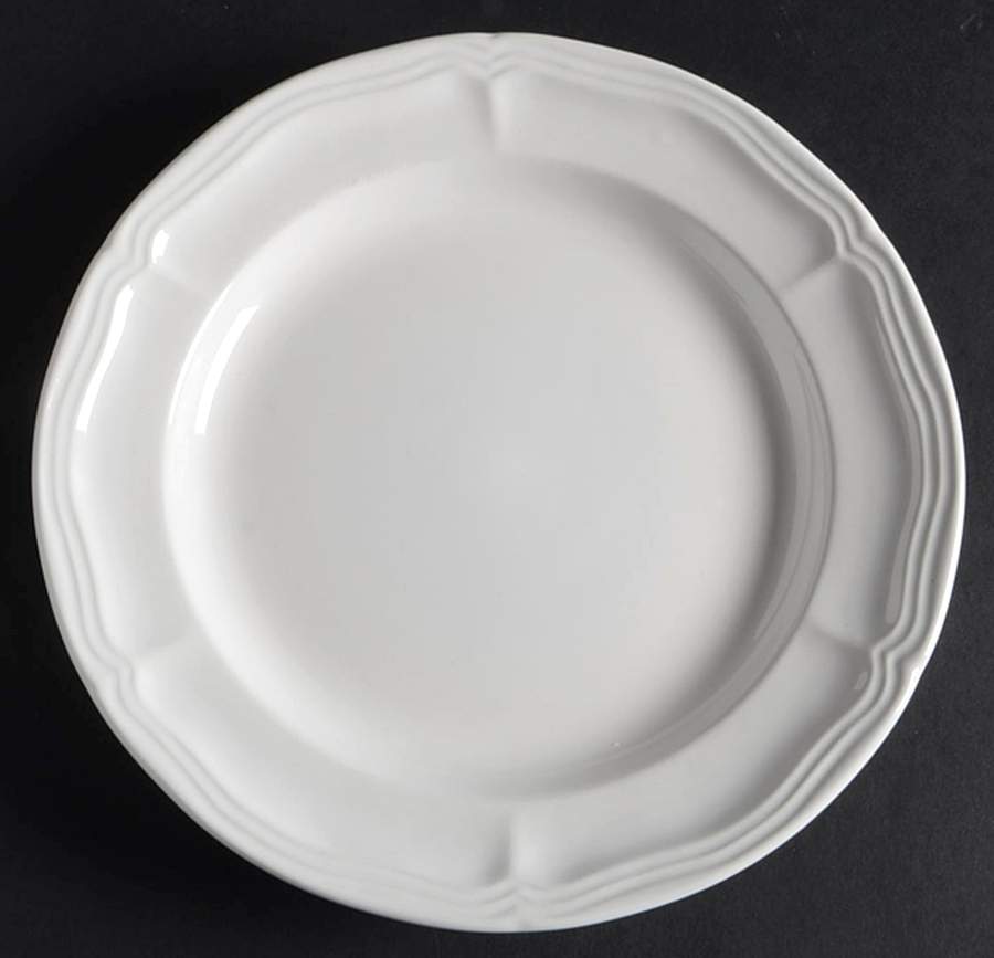 Chippendale White Salad Plate by Brick Oven-1