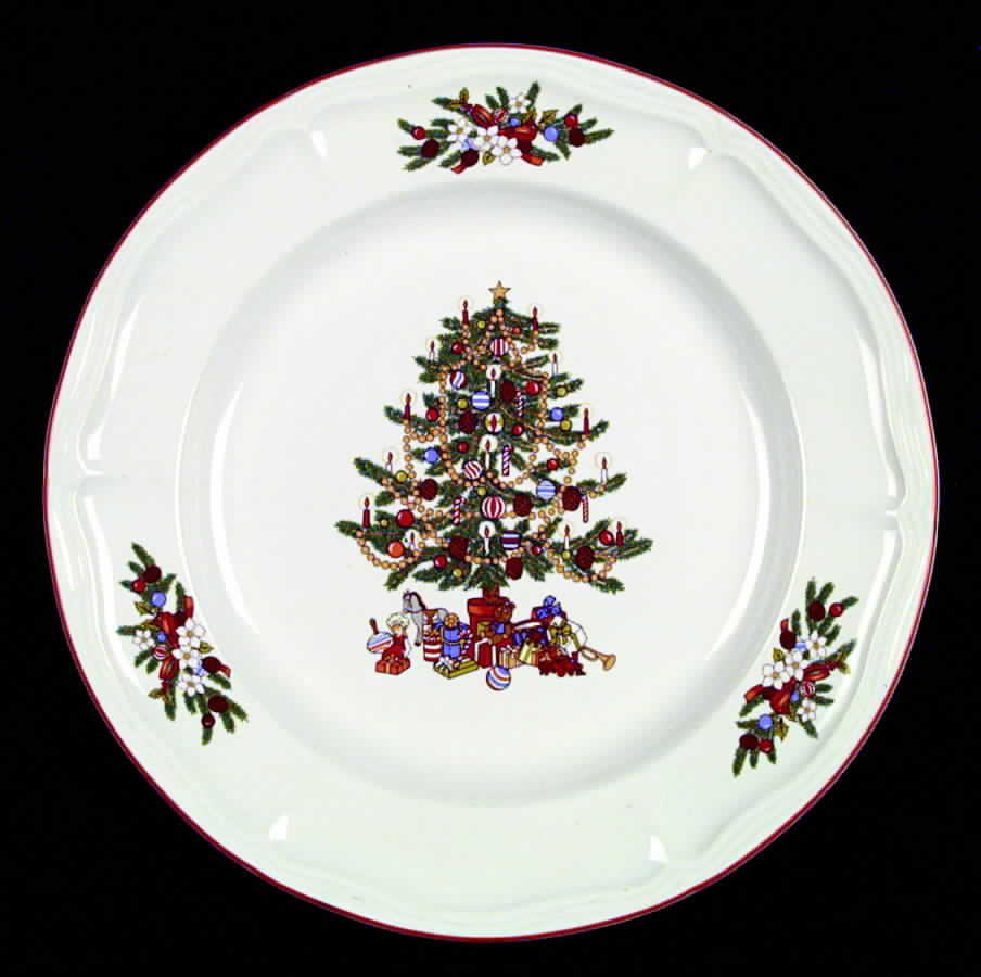 Joy To The World Dinner Plate by Brick Oven-1