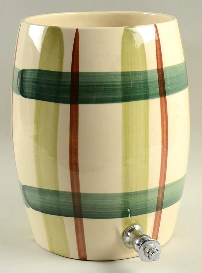 Gay Plaid Samovar No Lid by Blair (USA)-1