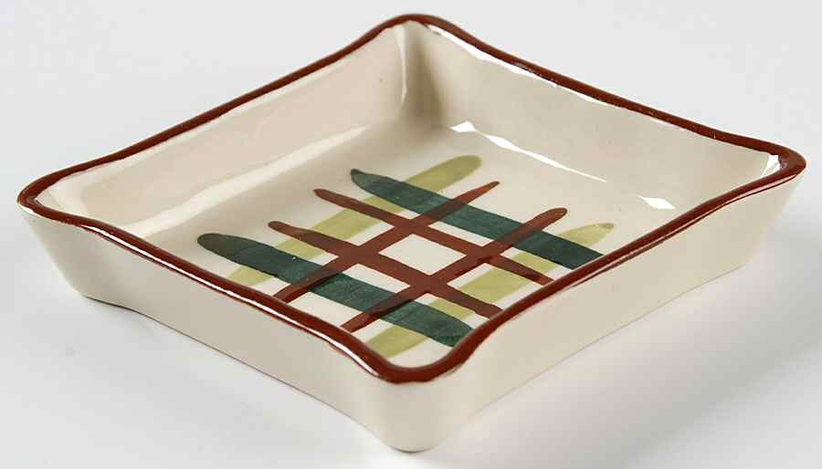 Gay Plaid Nut Dish by Blair (USA)-1