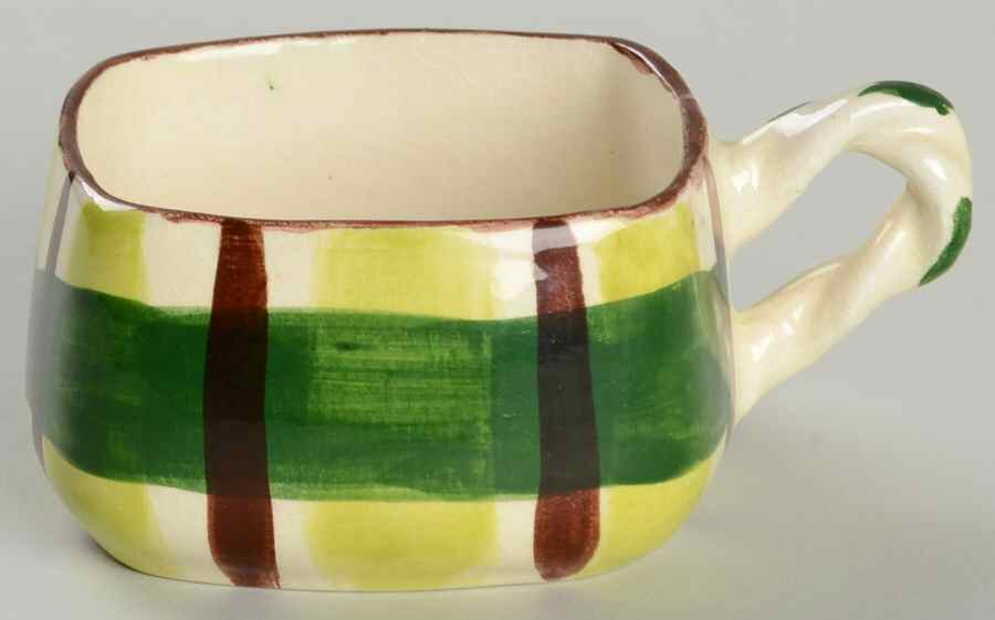 Gay Plaid Flat Demitasse Cup by Blair (USA)-1