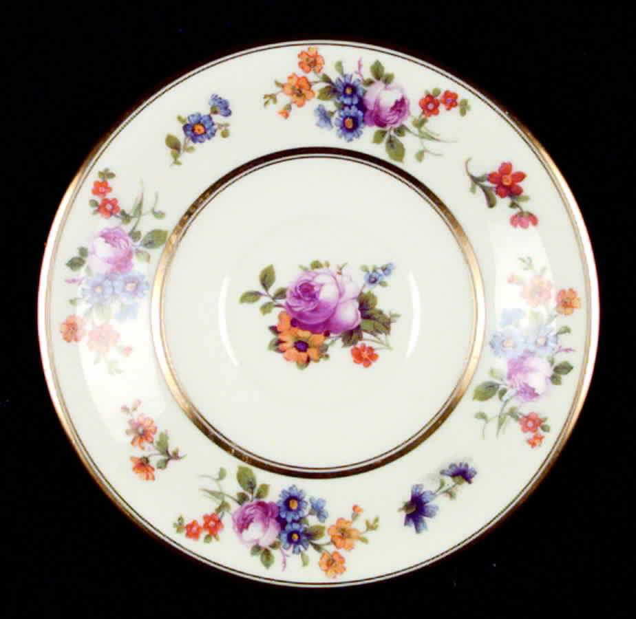 1025 (USA) Saucer by Morgan Belleek (USA)-1