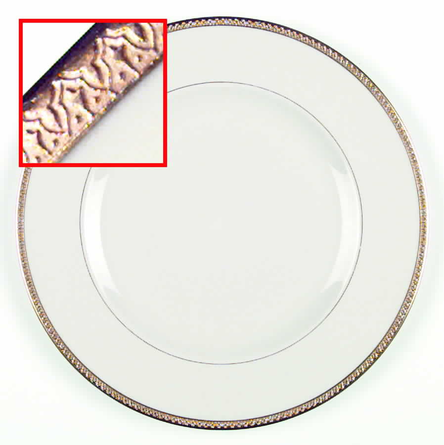 A4 (USA) Dinner Plate by Morgan Belleek (USA)-1