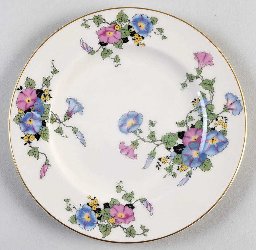 BLE1 Salad Plate by Morgan Belleek (USA)-1