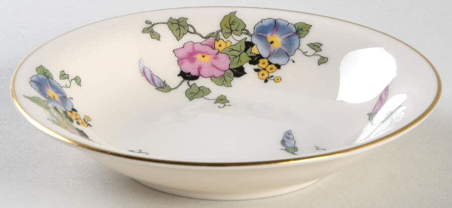 BLE1 Fruit/Dessert (Sauce) Bowl by Morgan Belleek (USA)-1