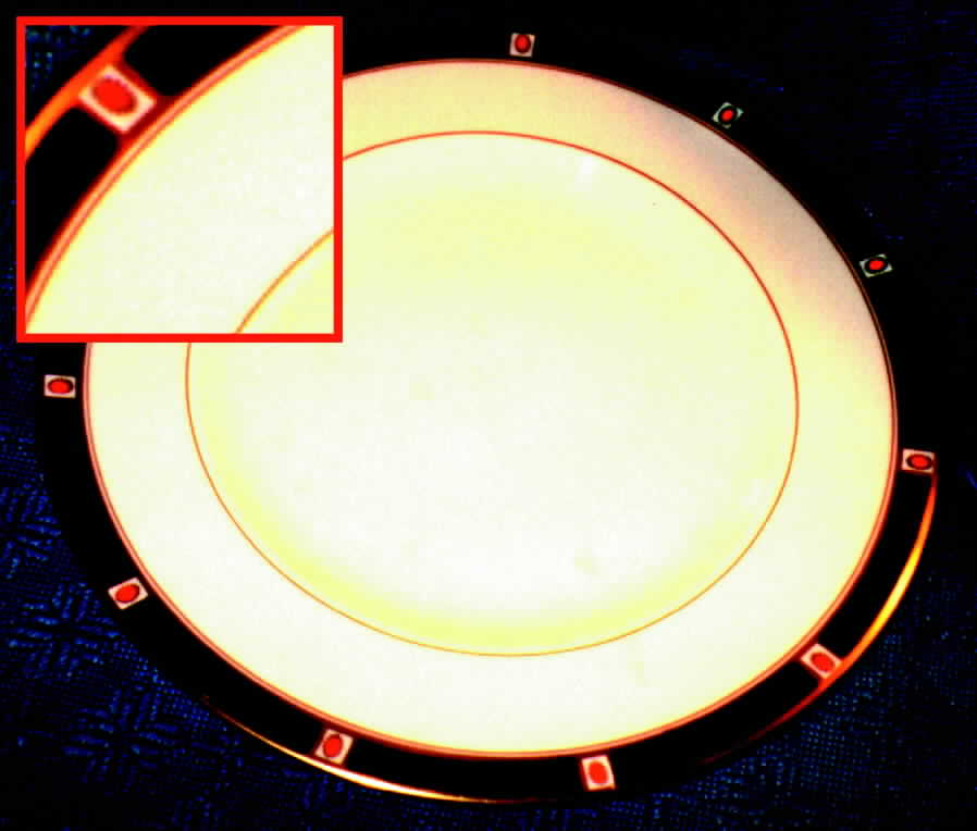 BLE3 (USA) Dinner Plate by Morgan Belleek (USA)-1