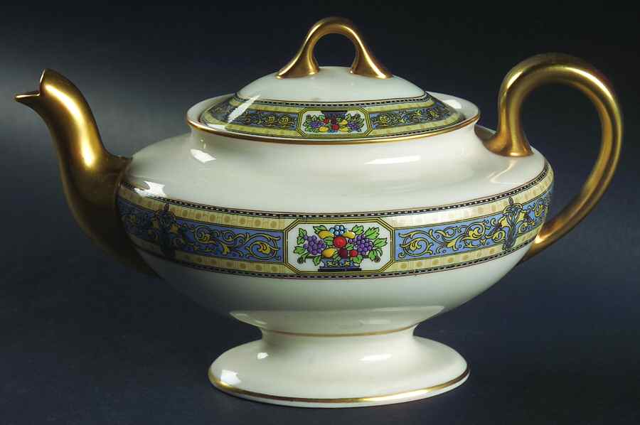 Orient Mini Teapot & Lid by Morgan Belleek (USA)-1