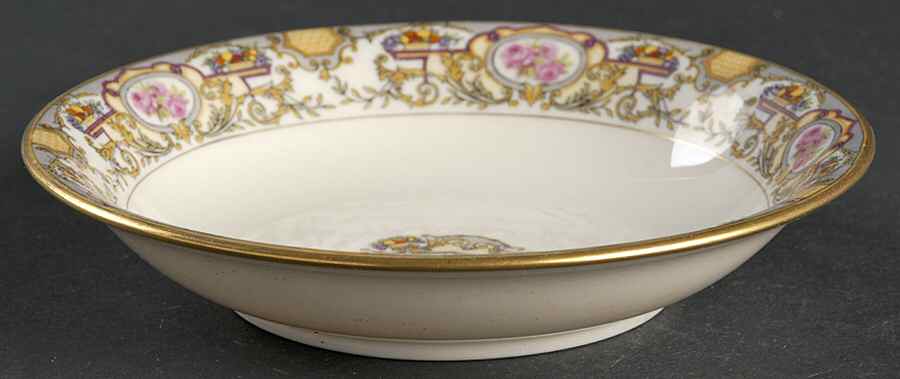 Victoria Fruit/Dessert (Sauce) Bowl by Morgan Belleek (USA)-1