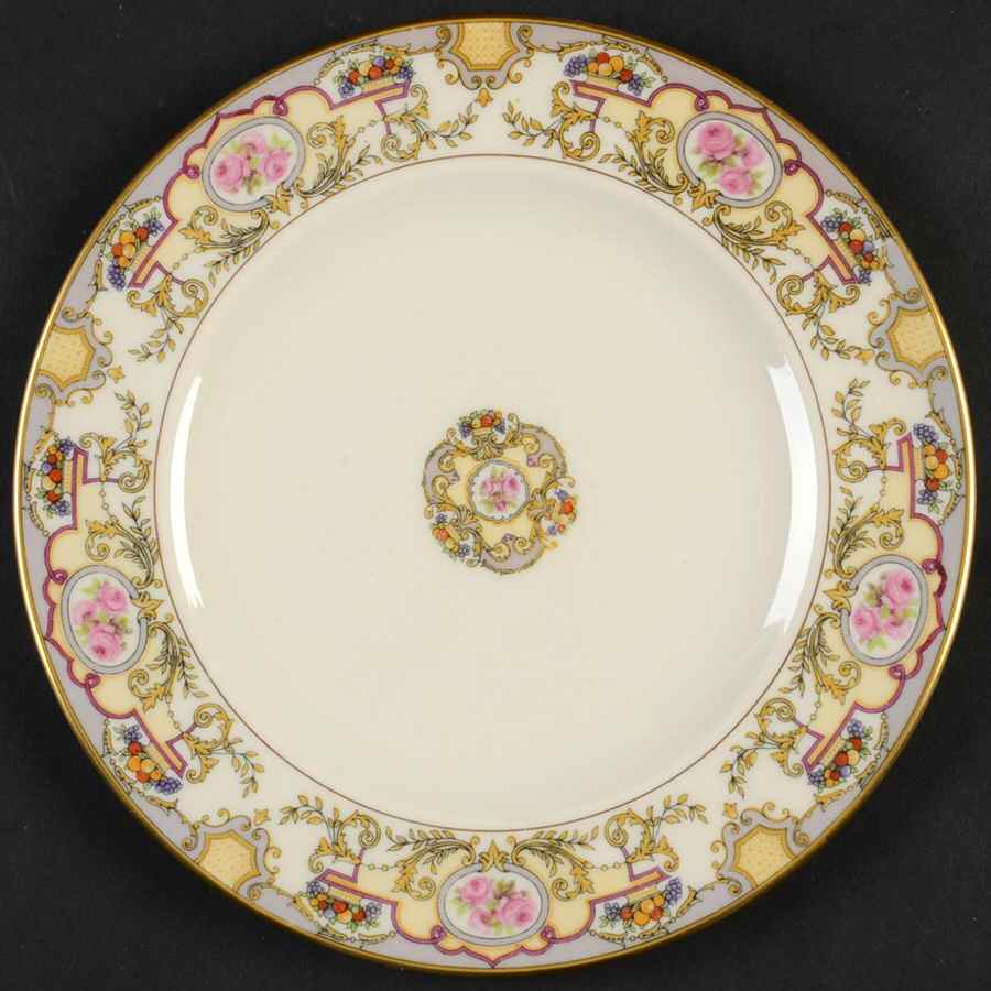 Victoria Salad Plate by Morgan Belleek (USA)-1