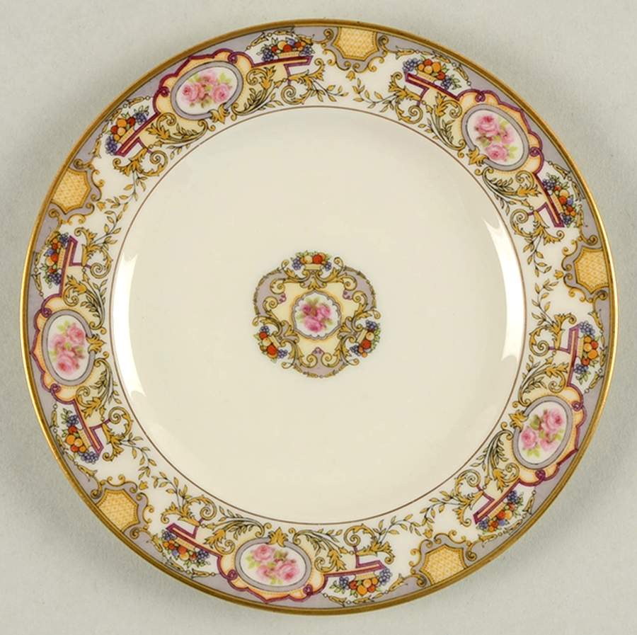 Victoria Bread & Butter Plate by Morgan Belleek (USA)-1