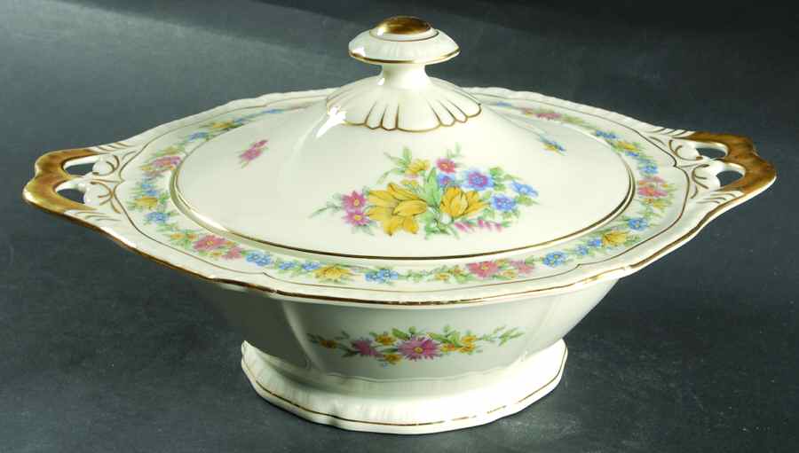 Adelphia Round Covered Vegetable by Black Knight-1