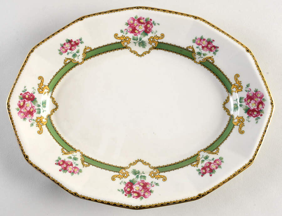 Alberto 12" Oval Serving Platter by Black Knight-1