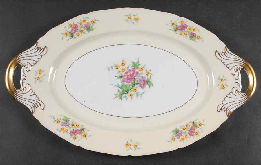 Angeles 18" Oval Serving Platter by Black Knight-1