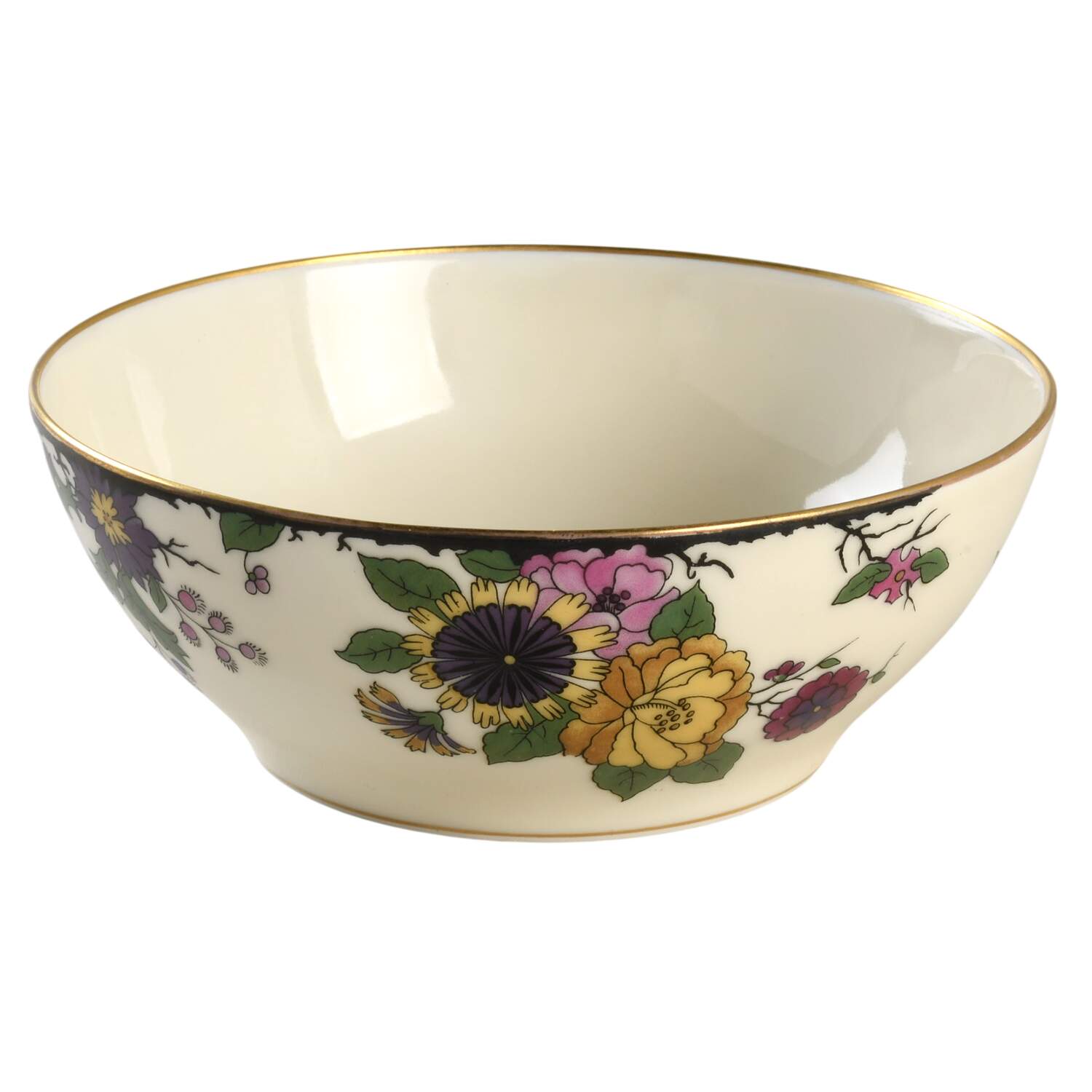 Autumnleaves Cranberry Bowl by Black Knight-1