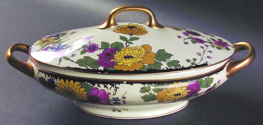 Autumnleaves Oval Covered Vegetable by Black Knight-1