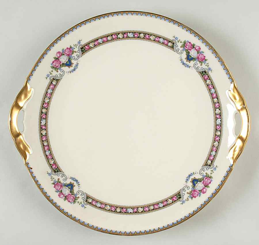 Belasco Handled Cake Plate by Black Knight-1