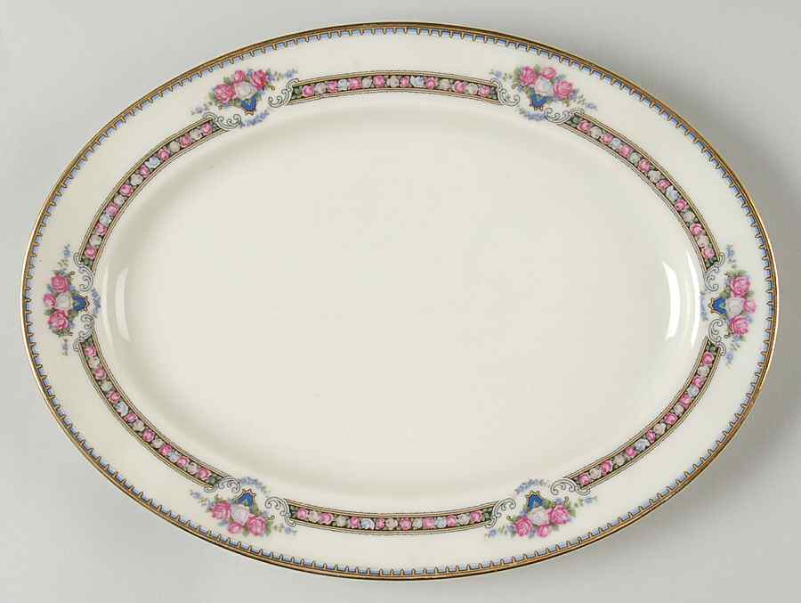 Belasco 11" Oval Serving Platter by Black Knight-1
