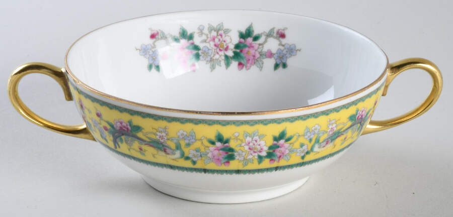 BLK31 Footed Cream Soup Bowl by Black Knight-1