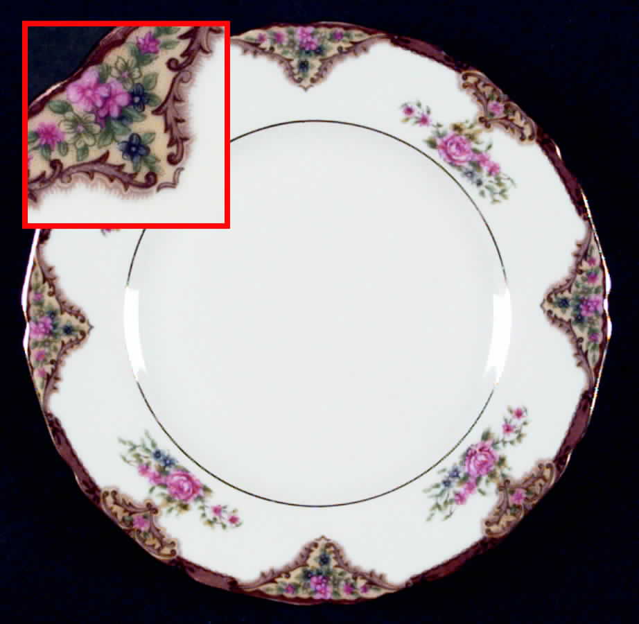 Carmen Bread & Butter Plate by Black Knight-1
