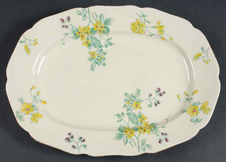 Catawba 15" Oval Serving Platter by Black Knight-1