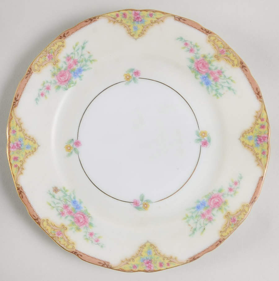 Clarissa (Scalloped) Bread & Butter Plate by Black Knight-1