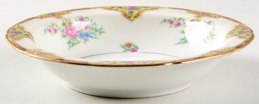 Clarissa (Scalloped) Rim Fruit/Dessert (Sauce) Bowl by Black Knight-1