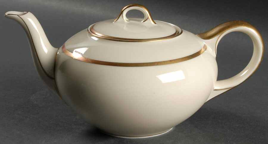 Colombia Cream Teapot & Lid by Black Knight-1