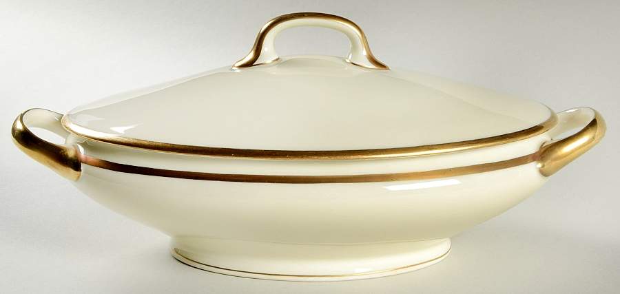 Colombia Cream Oval Covered Vegetable by Black Knight-1