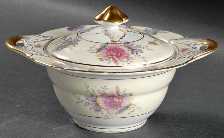 Conchita Sugar Bowl & Lid by Black Knight-1