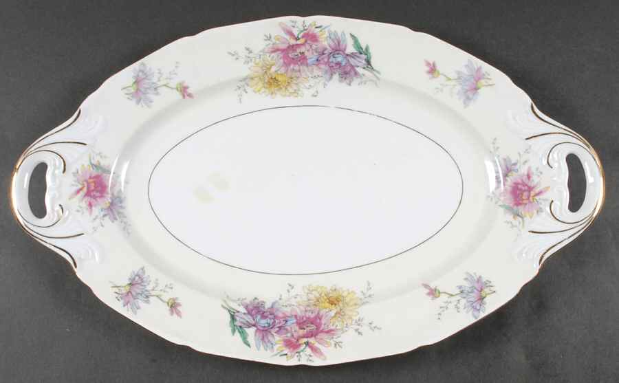 Conchita 18" Oval Serving Platter by Black Knight-1