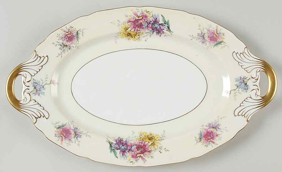 Conchita 14" Oval Serving Platter by Black Knight-1
