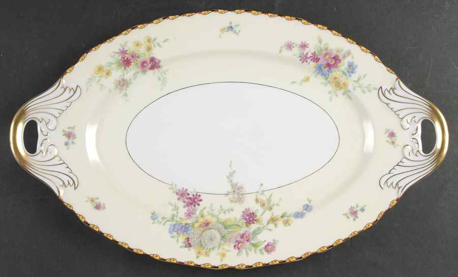 Cynthia Black 16" Oval Serving Platter by Black Knight-1