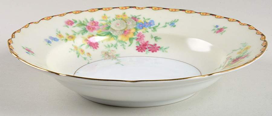 Cynthia Black Rim Soup Bowl by Black Knight-1