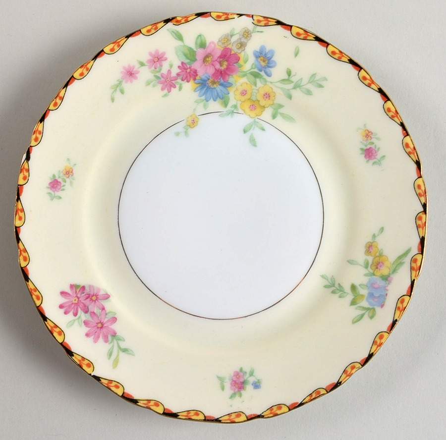 Cynthia Black Bread & Butter Plate by Black Knight-1