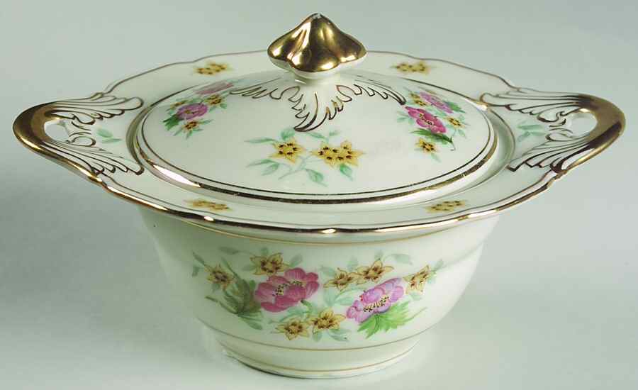 Delmonte Sugar Bowl & Lid by Black Knight-1