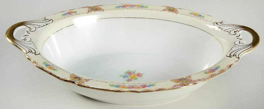 Desalvo 10" Oval Vegetable Bowl by Black Knight-1