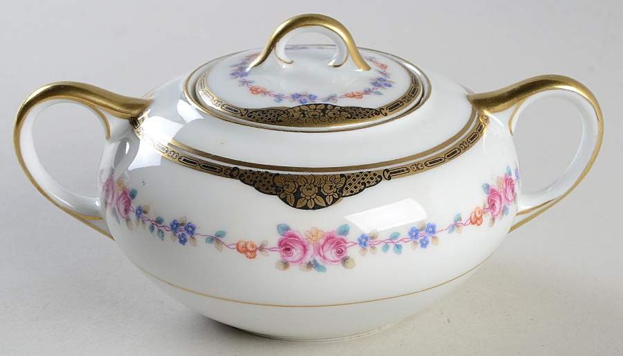 Enid Sugar Bowl & Lid by Black Knight-1