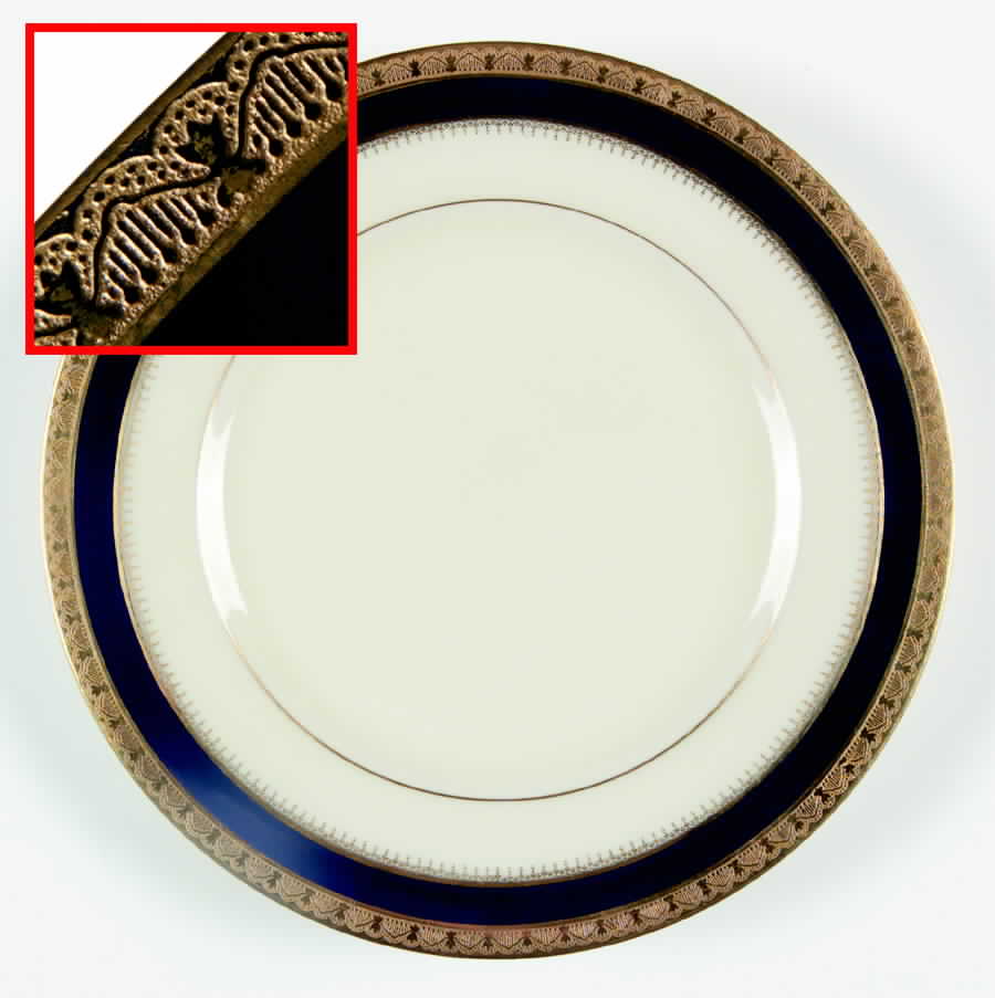 Fontainbleau Cream Salad Plate by Black Knight-1
